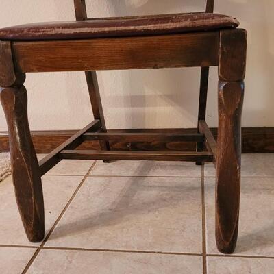 Lot 270: Vintage Wood Chair