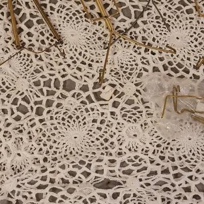 Lot 274: Plate Hangers and (1) Decorative Stand