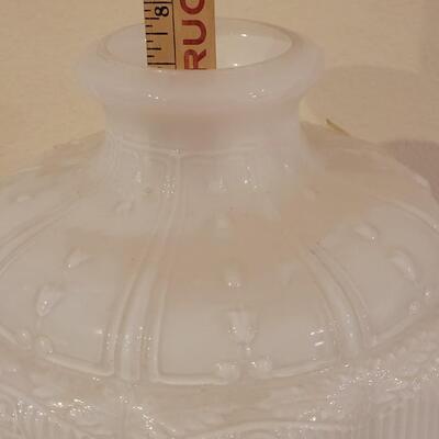 Lot 276: Vintage Milk Glass Shade