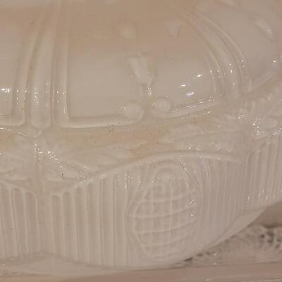 Lot 276: Vintage Milk Glass Shade