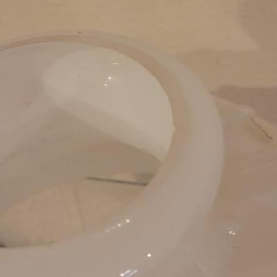 Lot 276: Vintage Milk Glass Shade