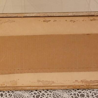 Lot 278: Antique Original Watercolor Artwork in Green Antique Frame- Missing Glass and Back of Frame