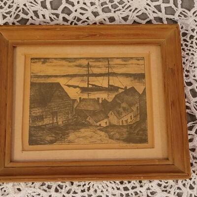 Lot 281: Vintage Robert Craig Etching PRINT