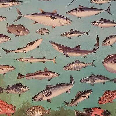 Lot 283: U.S. Department of Commerce - Marine Fishes of the California Current and Adjacent Waters 48" Ã— 30"