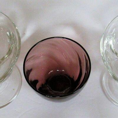 Misc Lot of Glassware, Fostoria American Sherbert, Duncan Miller Canterbury Sherberts, Block Sherbert, Small Tumbler