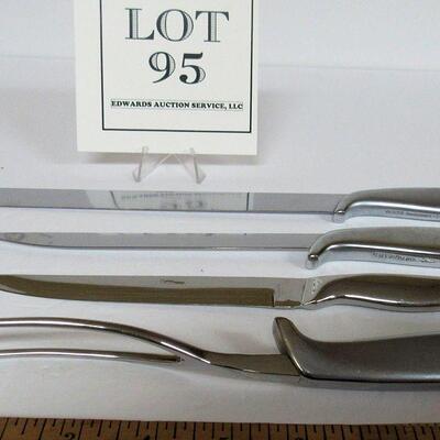 Set of Carving Knives and Fork, Gerber