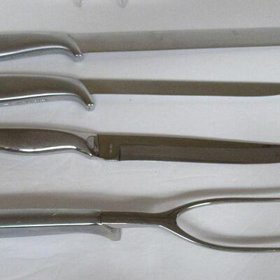 Set of Carving Knives and Fork, Gerber