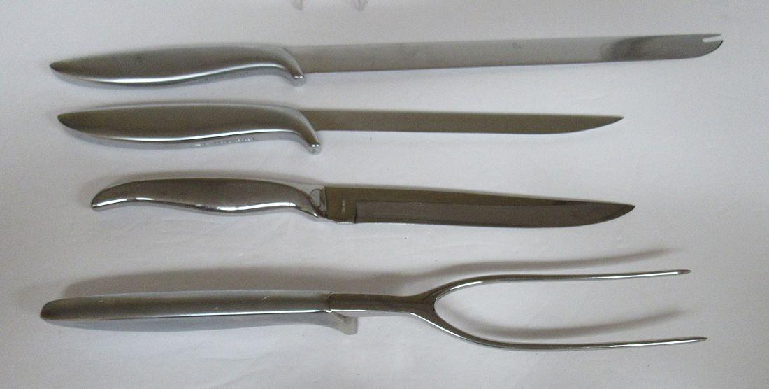 Set of Carving Knives and Fork, Gerber