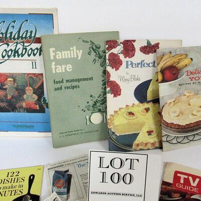 Lot of Cook Booklets