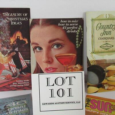 Lot of Older Cook Booklets and Drink Recipe Booklets