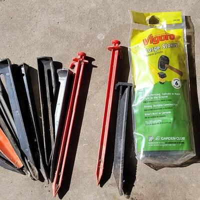 Lot 308: Stakes, Ropes, Strings and Survey Flags