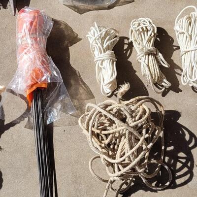 Lot 308: Stakes, Ropes, Strings and Survey Flags