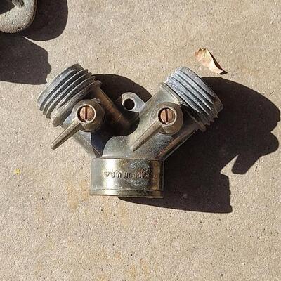 Lot 312: Vintage Sprayer, Sprinkler, Y Connector and Coupling