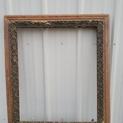Lot 316: Antique Wood Picture Frame