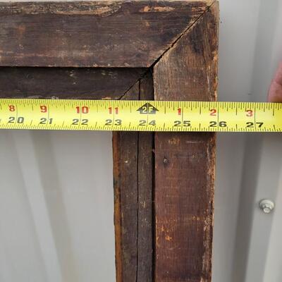 Lot 316: Antique Wood Picture Frame