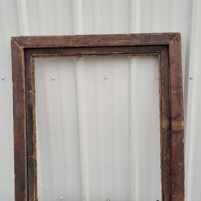 Lot 316: Antique Wood Picture Frame