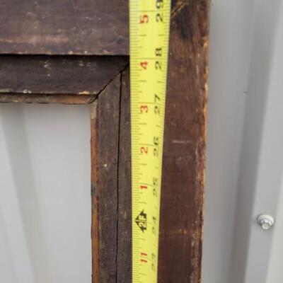 Lot 316: Antique Wood Picture Frame