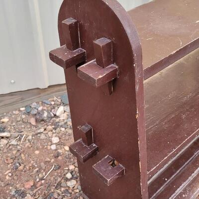 Lot 318: Antique Bookshelf - Possibly Mission Oak