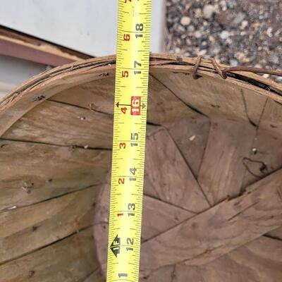 Lot 319: (2) Vintage Farmhouse Fruit Baskets #1