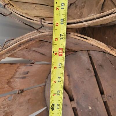 Lot 319: (2) Vintage Farmhouse Fruit Baskets #1