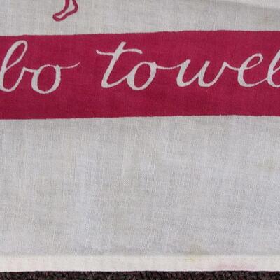 2 Cute Vintage Kitchen Towels, Anthropomorphic Style, Startex SC Label