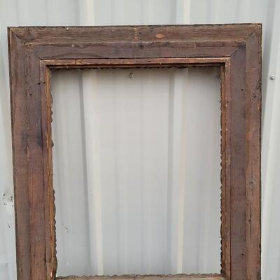 Lot 322: Antique Wood Picture Frame
