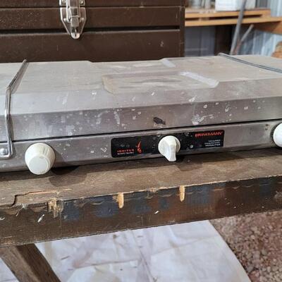 Lot 330: Vintage Dual Burner Camping Stove by BRINKMAN
