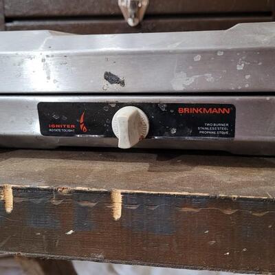 Lot 330: Vintage Dual Burner Camping Stove by BRINKMAN