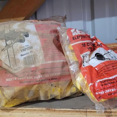 Lot 334: Assortment of Electric Fence Connection Hardware