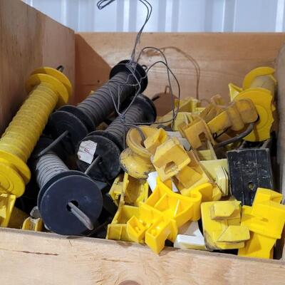 Lot 334: Assortment of Electric Fence Connection Hardware