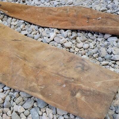 Lot 338: Pair of Vintage Leather Chaps