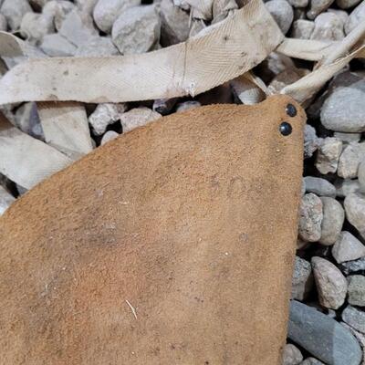 Lot 338: Pair of Vintage Leather Chaps