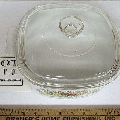 Corning Ware 3 Qt Covered Casserole