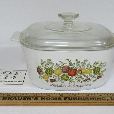 Corning Ware 3 Qt Covered Casserole