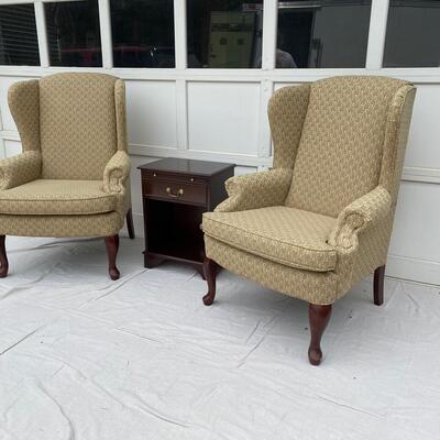 Queen Anne Wing Chairs