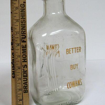 Vintage Cowan Farms, Oshkosh, Milk Bottle
