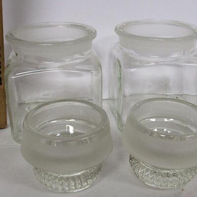 2 Small Apocathary Jars