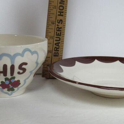 Vintage Cleminsons Cal Large Chili Cup and Saucer