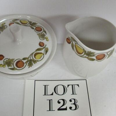 Vintage Franciscan Sugar and Creamer Set, Pickwick