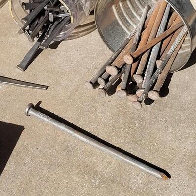 Lot 340: Assorted Nails & Hardware