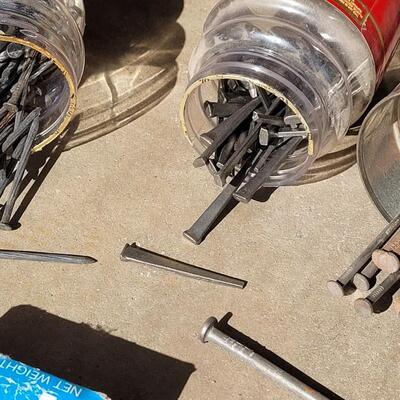 Lot 340: Assorted Nails & Hardware
