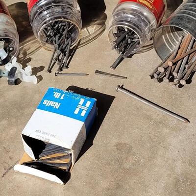 Lot 340: Assorted Nails & Hardware