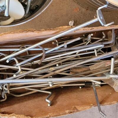 Lot 341: Assorted Lot of Peg Board Hanger Hardware