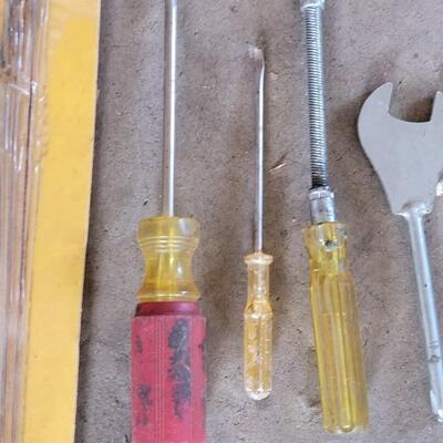 Lot 346: Assorted Tools, Welding Rods and Hardware