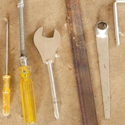 Lot 346: Assorted Tools, Welding Rods and Hardware