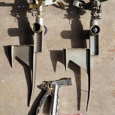 Lot 349: (2) Metal Sprinklers, Washers & a Sprayer
