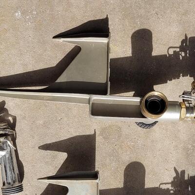 Lot 349: (2) Metal Sprinklers, Washers & a Sprayer