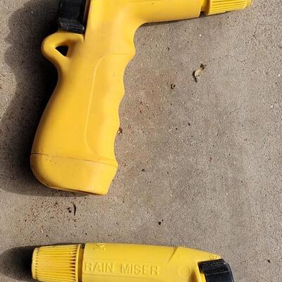 Lot 352: Yellow Plastic Sprinkler, (3) Sprayers and a 2 Way Connection