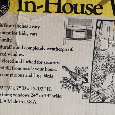Lot 358: The Birding Company In House Window Feeder - New in Box