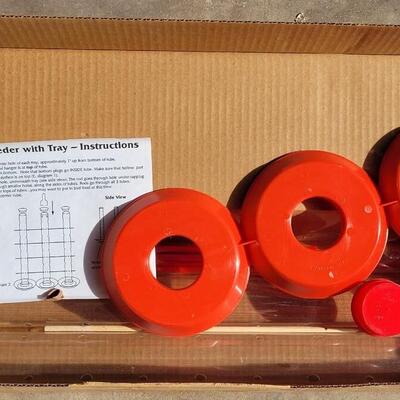 Lot 359: 3 Tube Bird Feeder - New